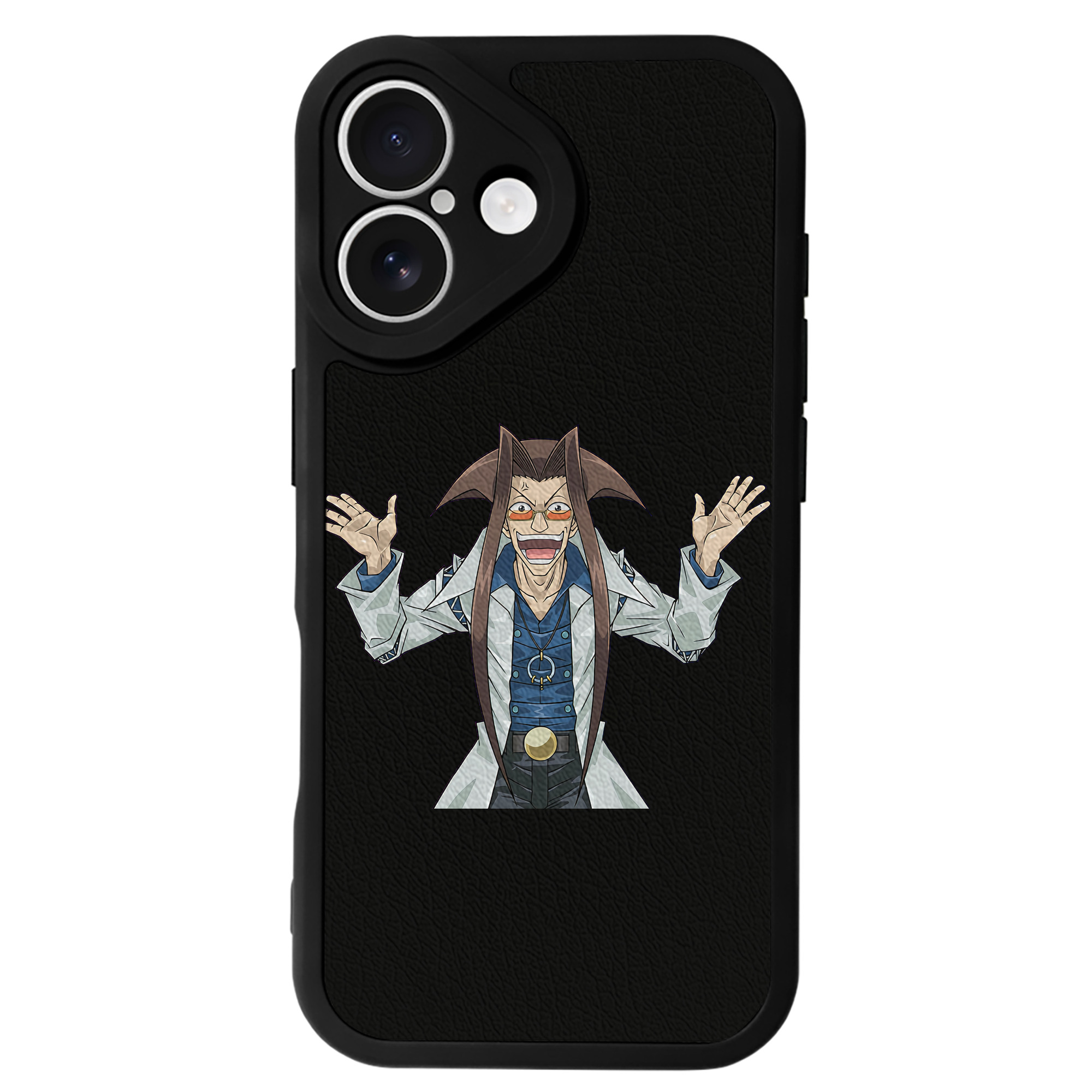 遊☆戯☆王 Yu-Gi-Oh! 【iPhone 16シリーズ対応】シリコンスマホケース（レザー調） 材質：シリコン